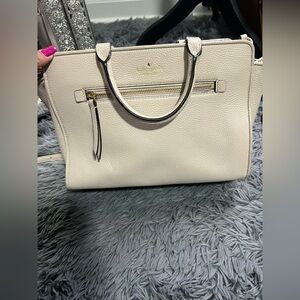 🌟Kate Spade‎ Cream Satchel Bag EUC